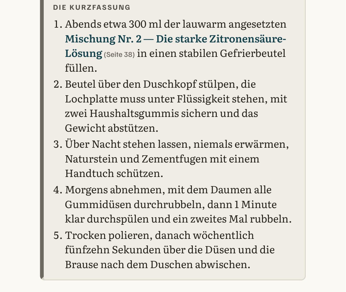 Kapitelseite mit grauer Kurzfassung